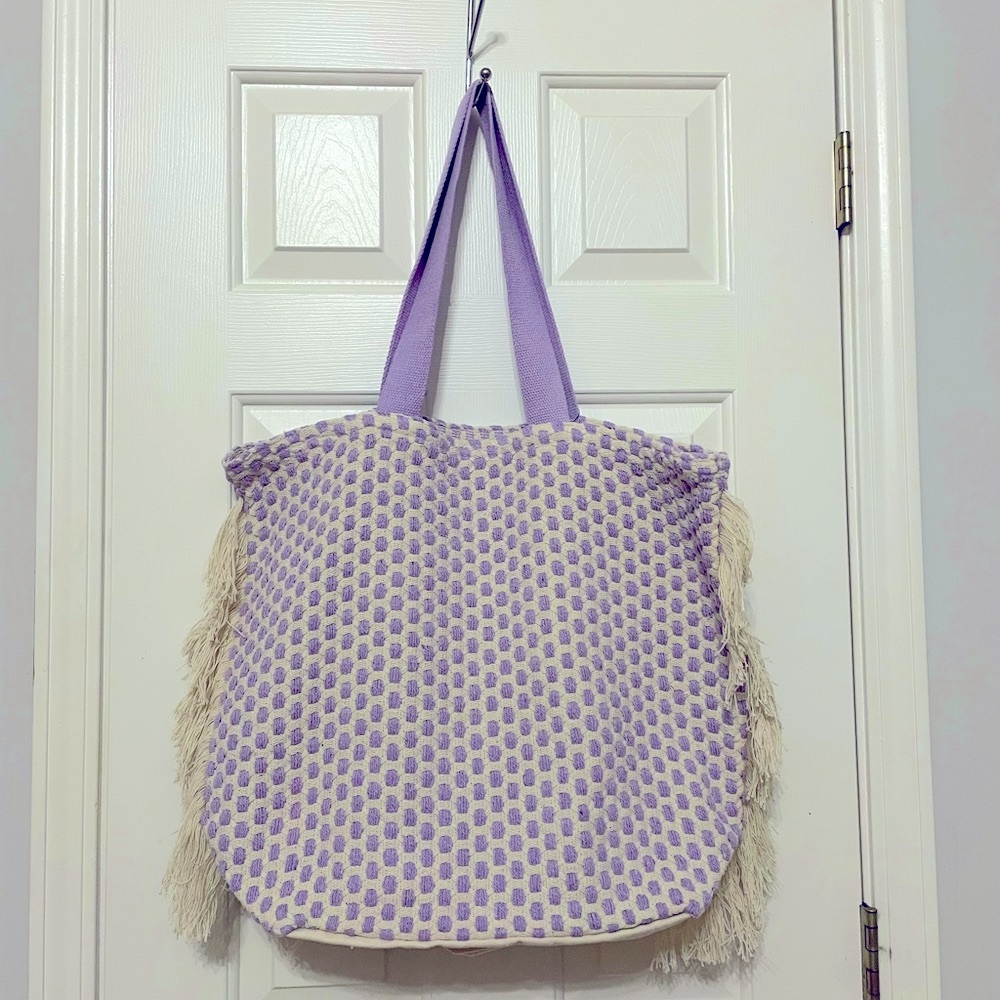 Oversized Cotton tote bag